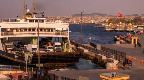Ferry Time Lapse Stock-Footage 38308125