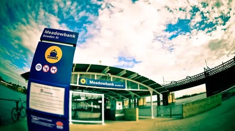 Ferry Timelapse Stockbeeldmateriaal 41298489