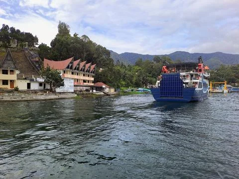 The ferry transportation Stock Photos