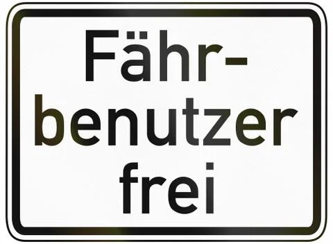 Ferry Users Allowed Stock Illustration