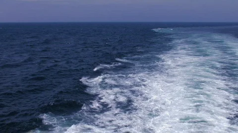 FERRY WAKE Stock-Footage 151516