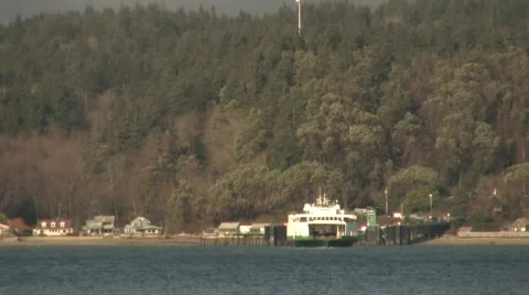 Ferry on Water  Vídeos de archivo 114990
