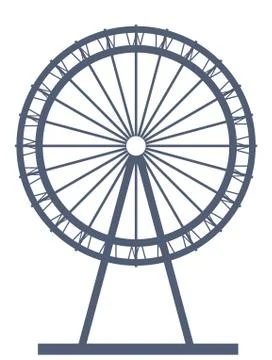 Ferry wheel Illustrazione stock