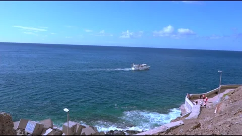 Ferryboat Bottom Ferry 2 Stock Footage 135824083