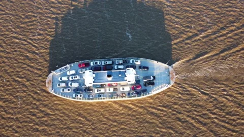 FerryOverhead Stock Footage 161270180