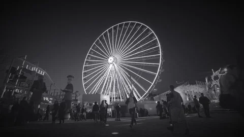 Ferry's wheel spinning Video stock 106710125