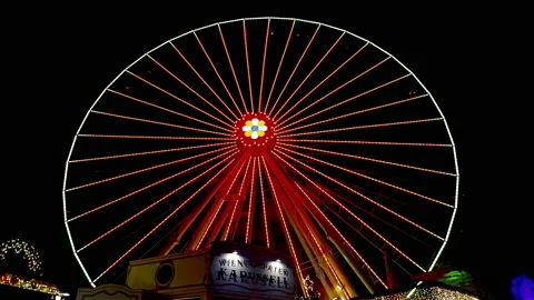 Ferry's wheel spinning Stock Footage 144829052