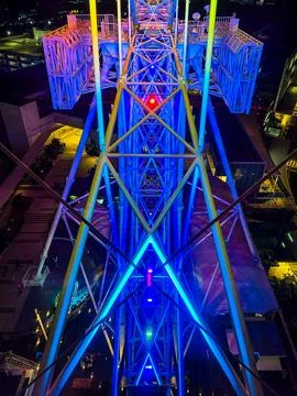 Ferrys Wheel Structure Stock Photos