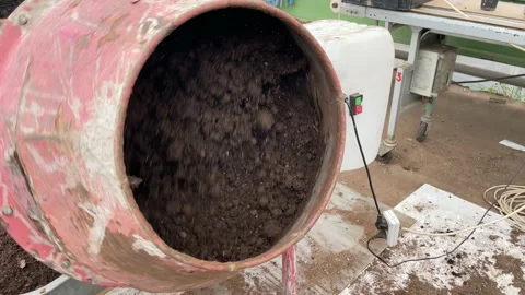Fertile land preparation for seedlings. Stock Footage 181034505