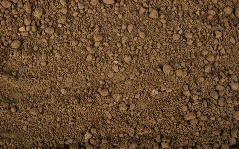Fertile soil texture background from top view. Gardening and planting concept Stock Photos