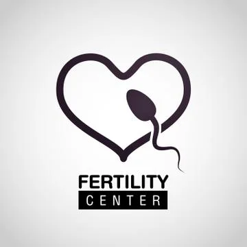 Fertility center logo vector Stock Illustration