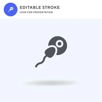 Fertilization icon vector, filled flat sign, solid pictogram isolated on whit Stockillustratie