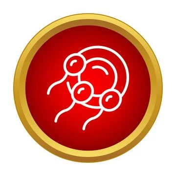 Fertilization process with sperm surrounding a human egg cell Stock Illustration
