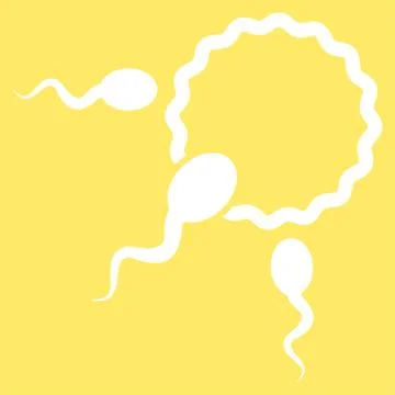 Fertilization Vector Icon 库存插图