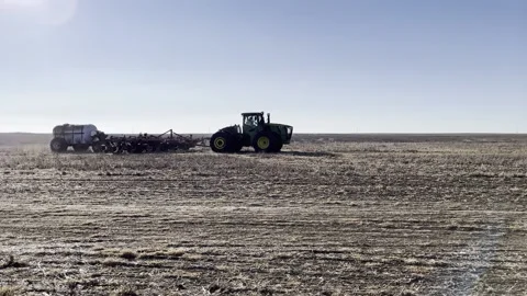 Fertilizer applicator Stock Footage 166180068