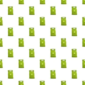 Fertilizer bags seamless pattern for agriculture and gardening Stock Illustration