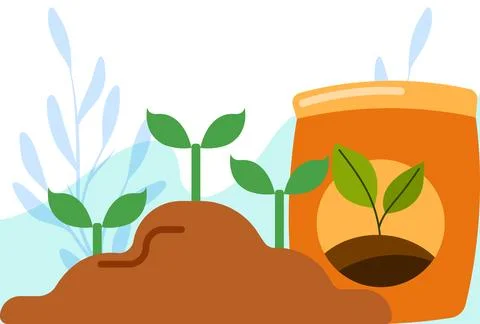 Fertilizer Concept Illustration Stock Illustration