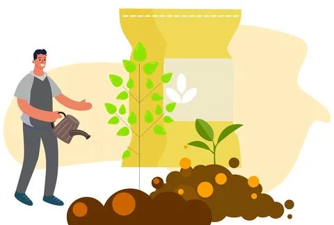 Fertilizer Concept Illustration Stock Illustration