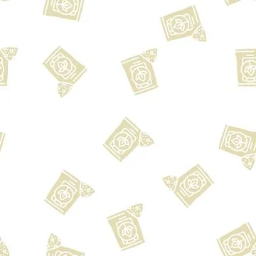 Fertilizer smart farm glyph seamless pattern 스톡 일러스트