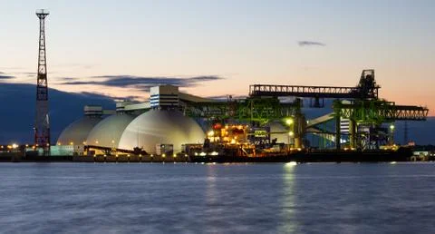 Fertilizer terminal Stock Photos