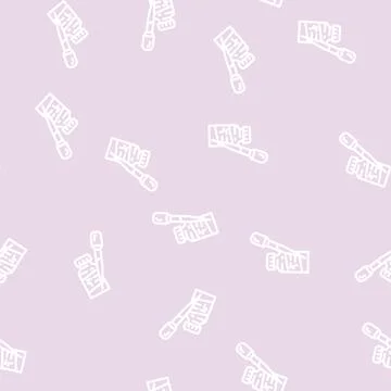 Fertilizers liquid line vector seamless pattern イラスト素材