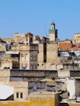 Fes cityscape, morocco Stock Photos