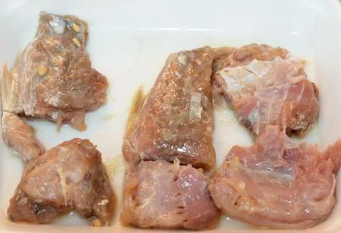 Fesikh which is fermented, salted and dried gray mullet fish of the genus M.. Stock Photos