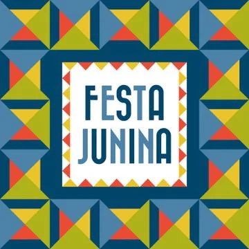 Festa Junina Poster Stock Illustration