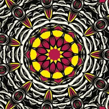 Festival art vector seamless pattern mandala 스톡 일러스트