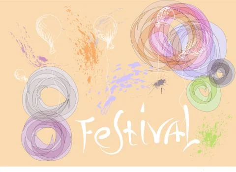 Festival background Stock Illustration