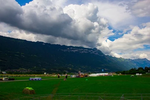Festival camping timelapse Stock-Footage 103369993