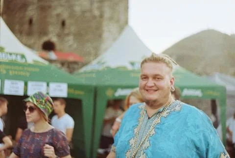 Festival characters Foto stock