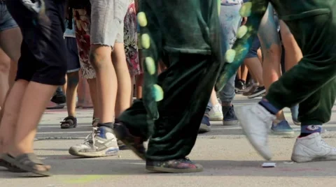 The festival of colors Stock-Footage 65457990