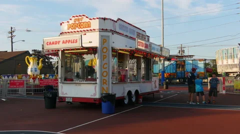 Festival Concession Stand Stock Footage 41590591