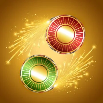Festival crackers Stock Illustration