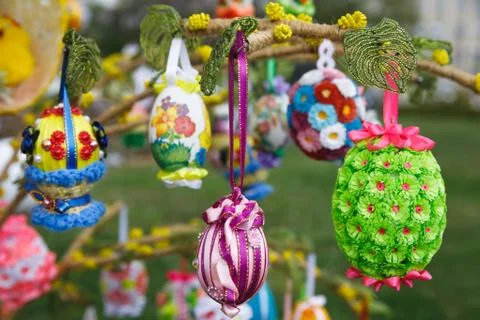 Festival of Easter Eggs Stock Photos