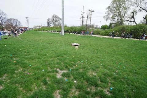 Festival event atmosphere at 'EASTER EGG HUNT FOR PETS' Stock-Fotos