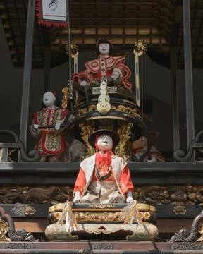 Festival Float Mechanical Dolls Parade Japan Stock Photos