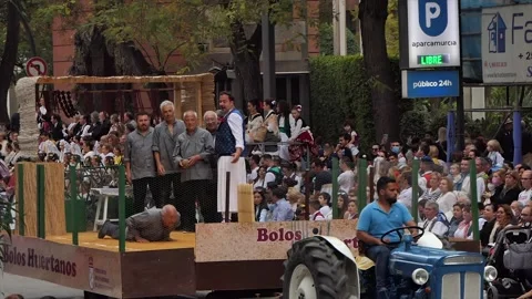 Festival in Murcia Video stock 188315059