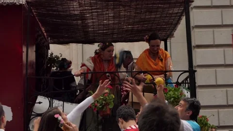 Festival in Murcia Video stock 188315313