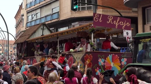 Festival in Murcia Video stock 188315470