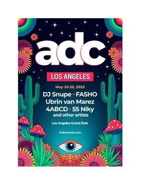 Festival Poster Stock Illustration