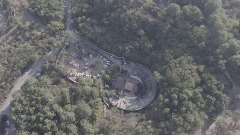Festival srounded by forest Drone Style 3 raw Vidéo 236751513