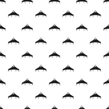 Festival tent pattern seamless vector Stock Illustration