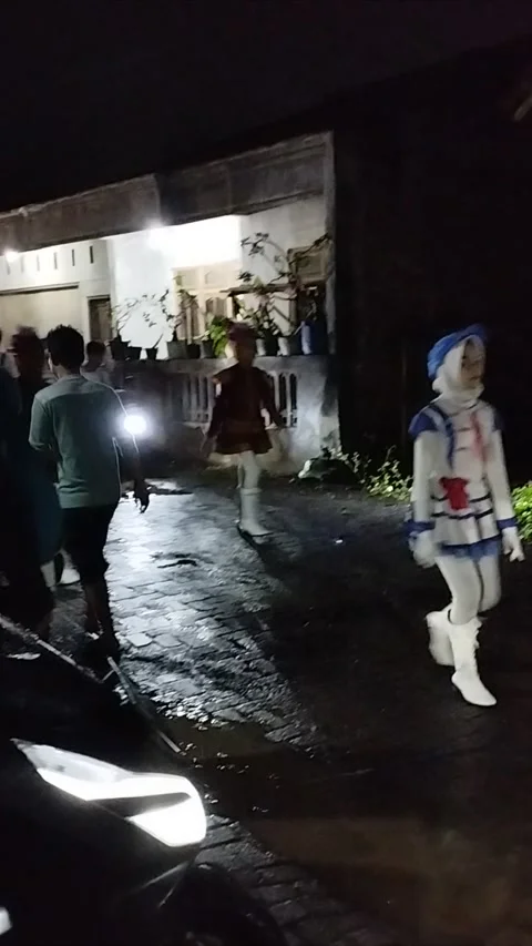 FESTIVAL IN VILLAGE 库存影片 237459112