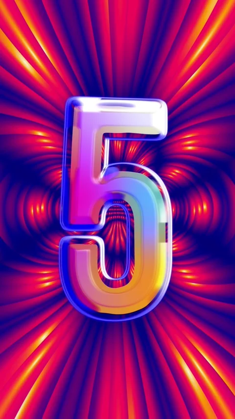Festive 10 second Countdown Stock Footage 319298662