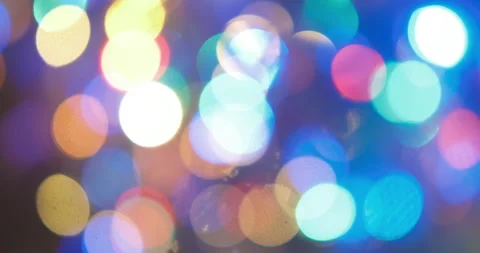 Festive abstract background featuring holiday lights soft bokeh Stock Footage 327754930