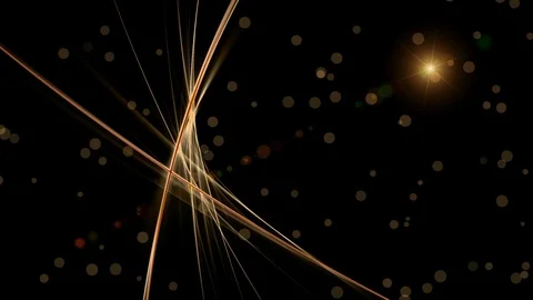 Festive abstract background with flare and golden dots of light 動画素材 87487648