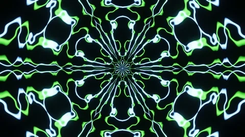 Festive abstract neon pattern VJ Loop Stock Footage 200832263