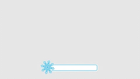 Festive animation of the information window for titles, a white and blue Stock Footage 288244367